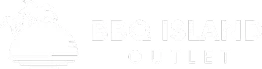 BBQ Island Outlet logo, white version